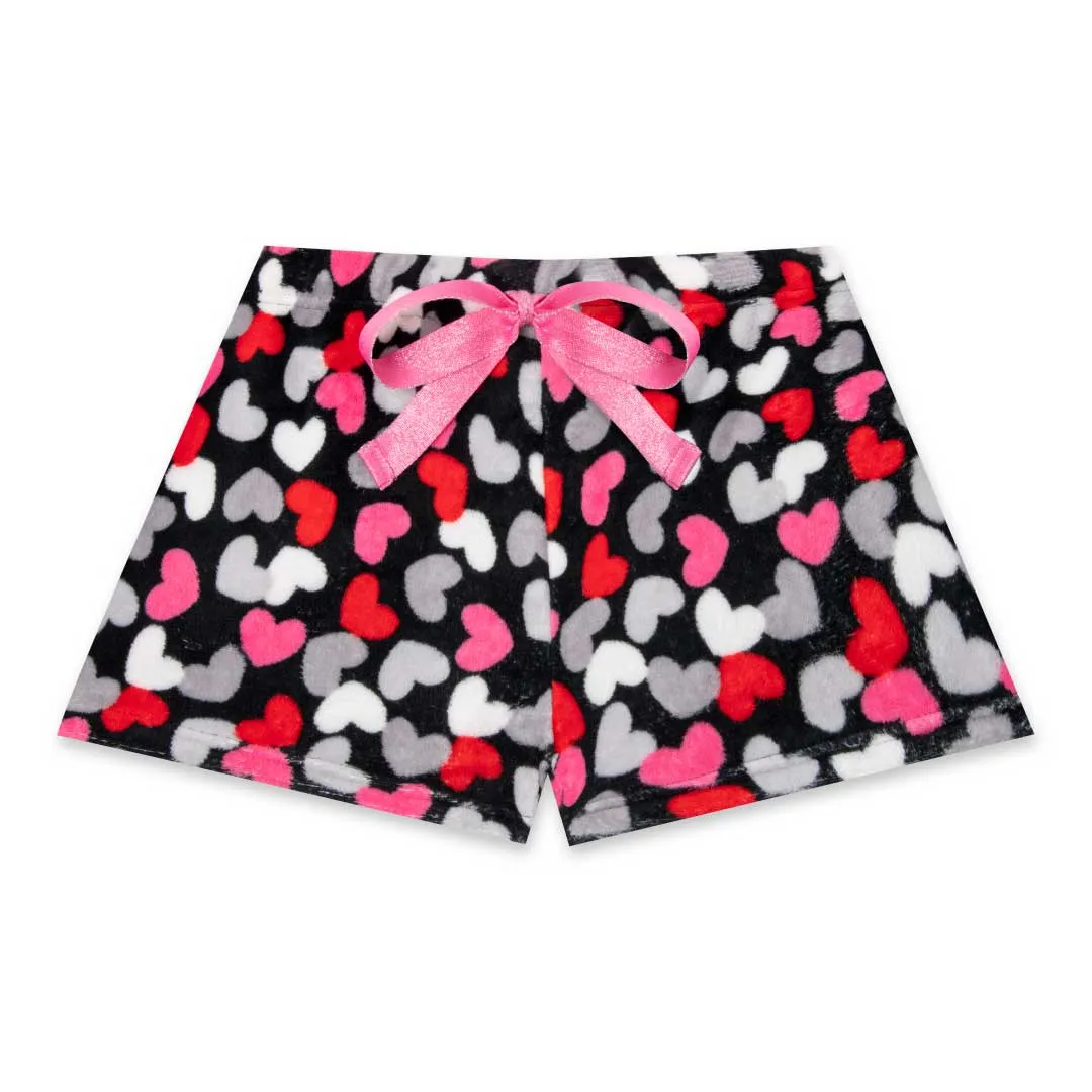 2-Pack Plush Fleece Pajama Shorts