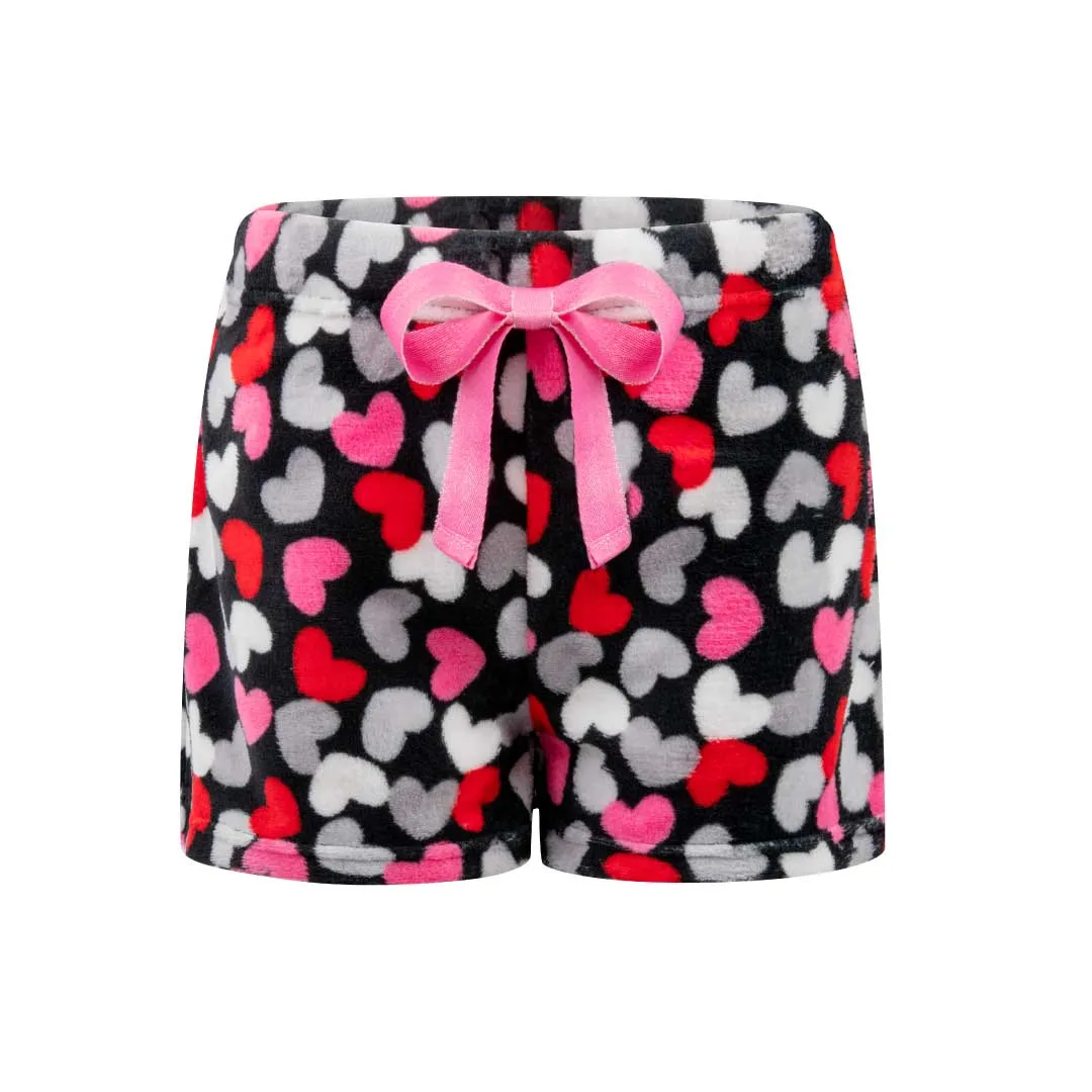 2-Pack Plush Fleece Pajama Shorts
