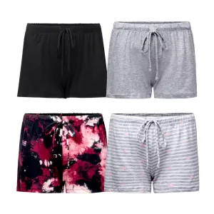 4 Pack Yummy Butter Soft Lounge Shorts