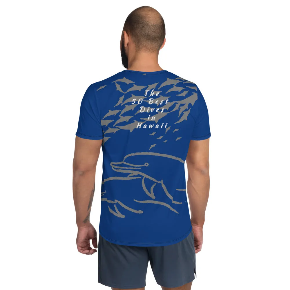 50 Best Hawaii All-Over Print Men's Athletic T-shirt