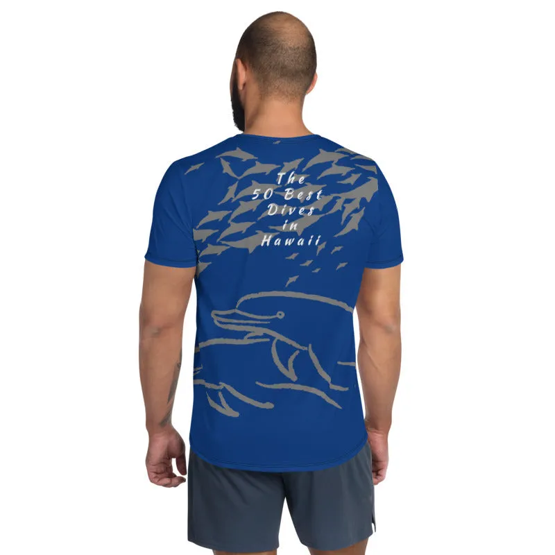 50 Best Hawaii All-Over Print Men's Athletic T-shirt