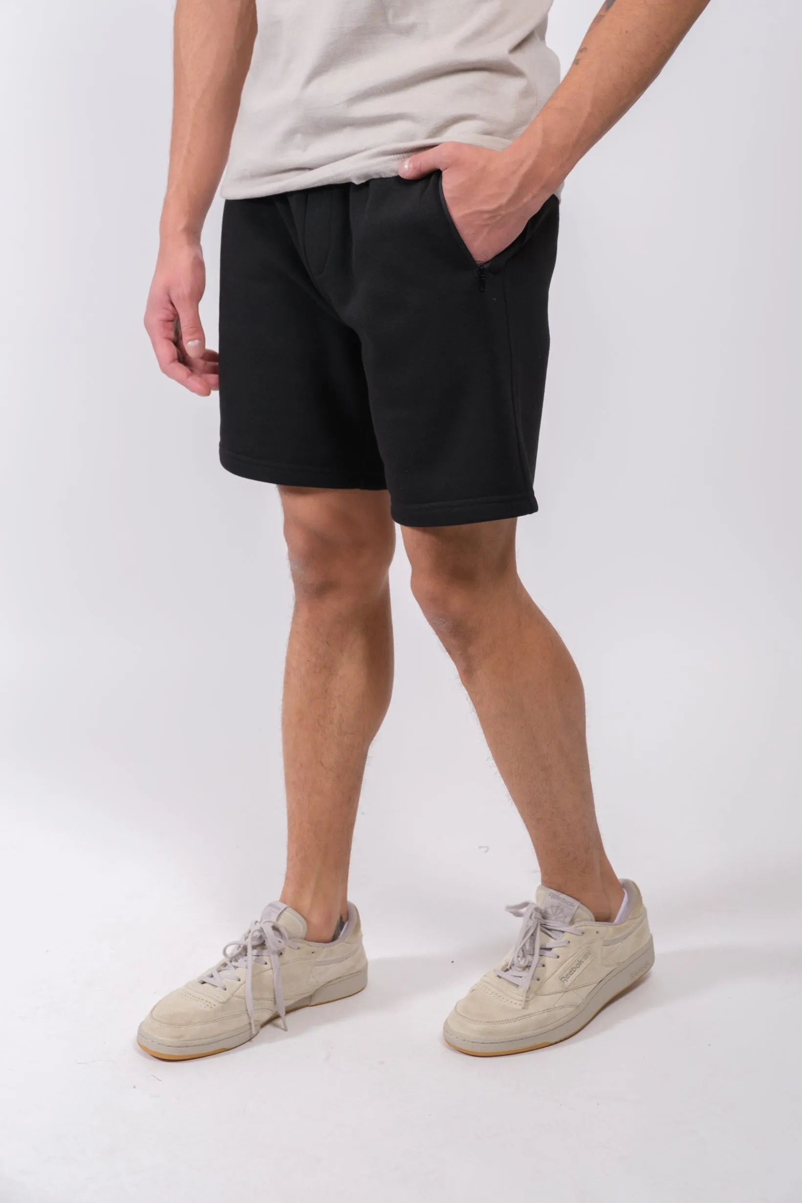 7" Inseam Zip Pocket Fleece Short