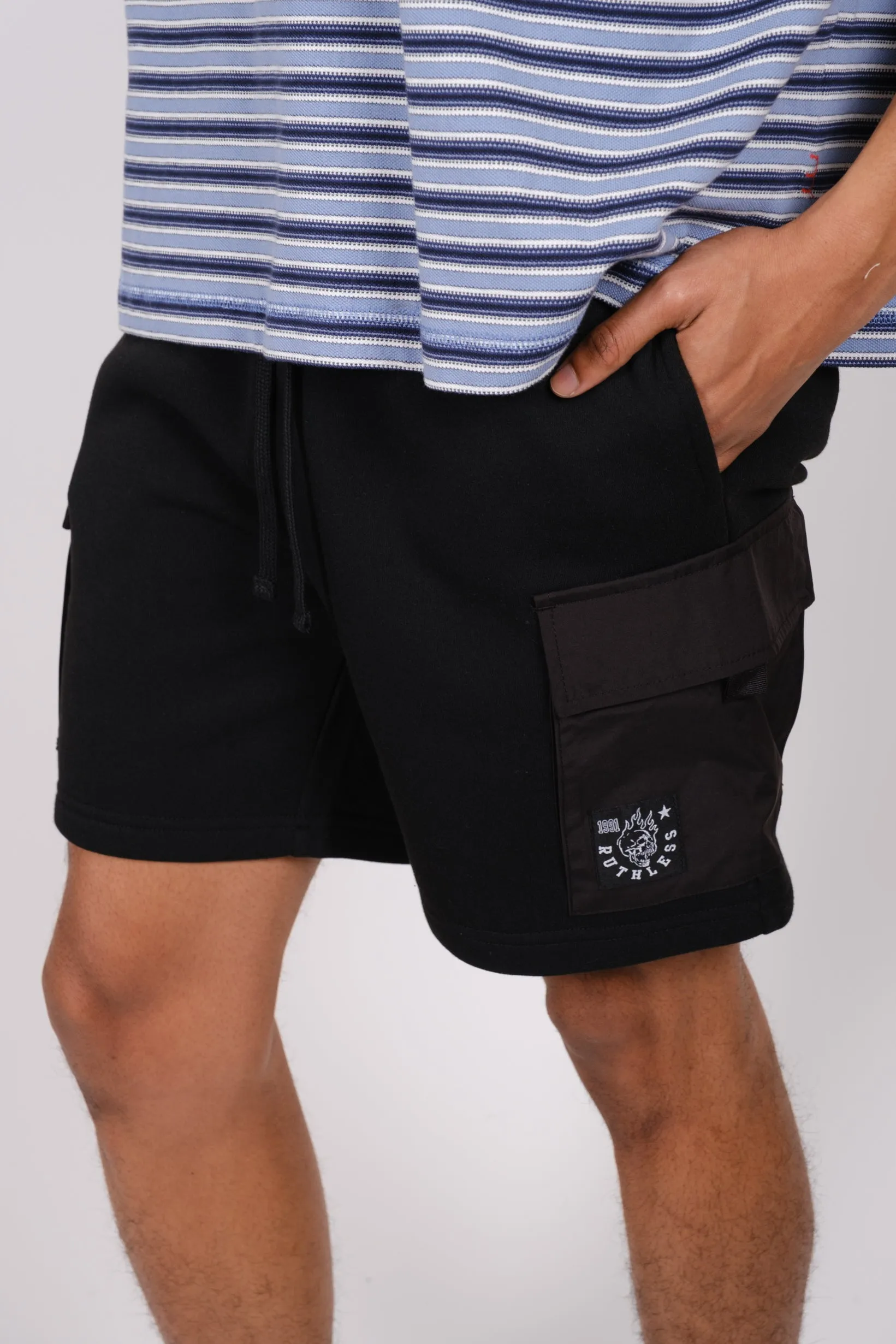 7" Nylon Pocket Fleece Shorts