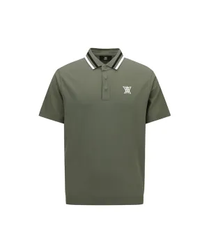 ANEW Golf Men's Essential Collared Sweater - Khaki