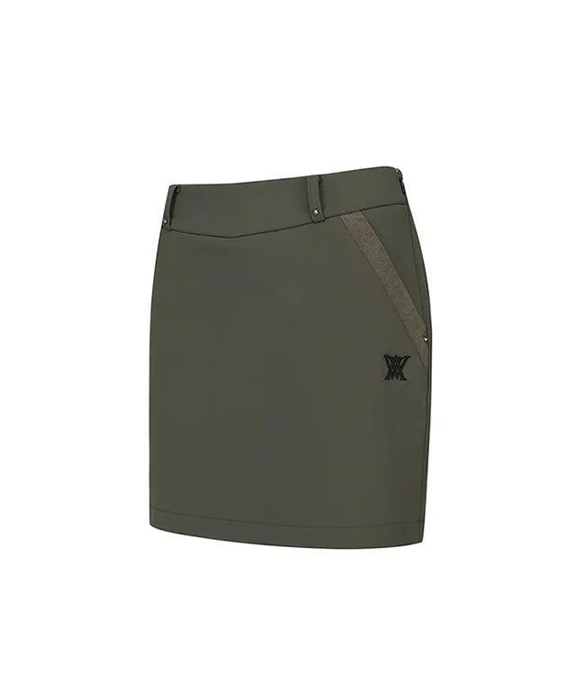 ANEW Golf: Women's Bonding H-Line Skirt - Khaki