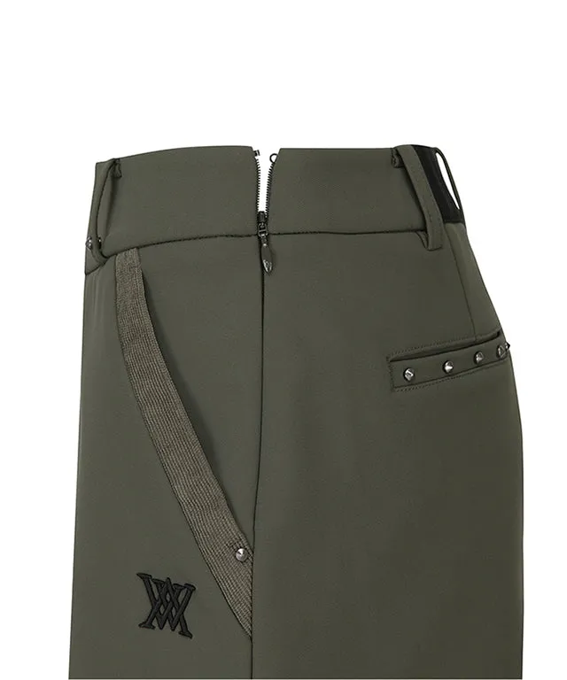 ANEW Golf: Women's Bonding H-Line Skirt - Khaki