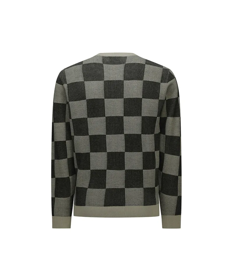 ANEW Men's Check Board Pullover - Khaki