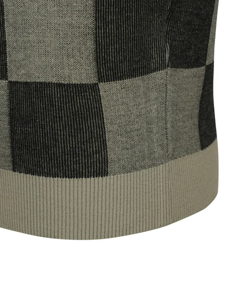 ANEW Men's Check Board Pullover - Khaki
