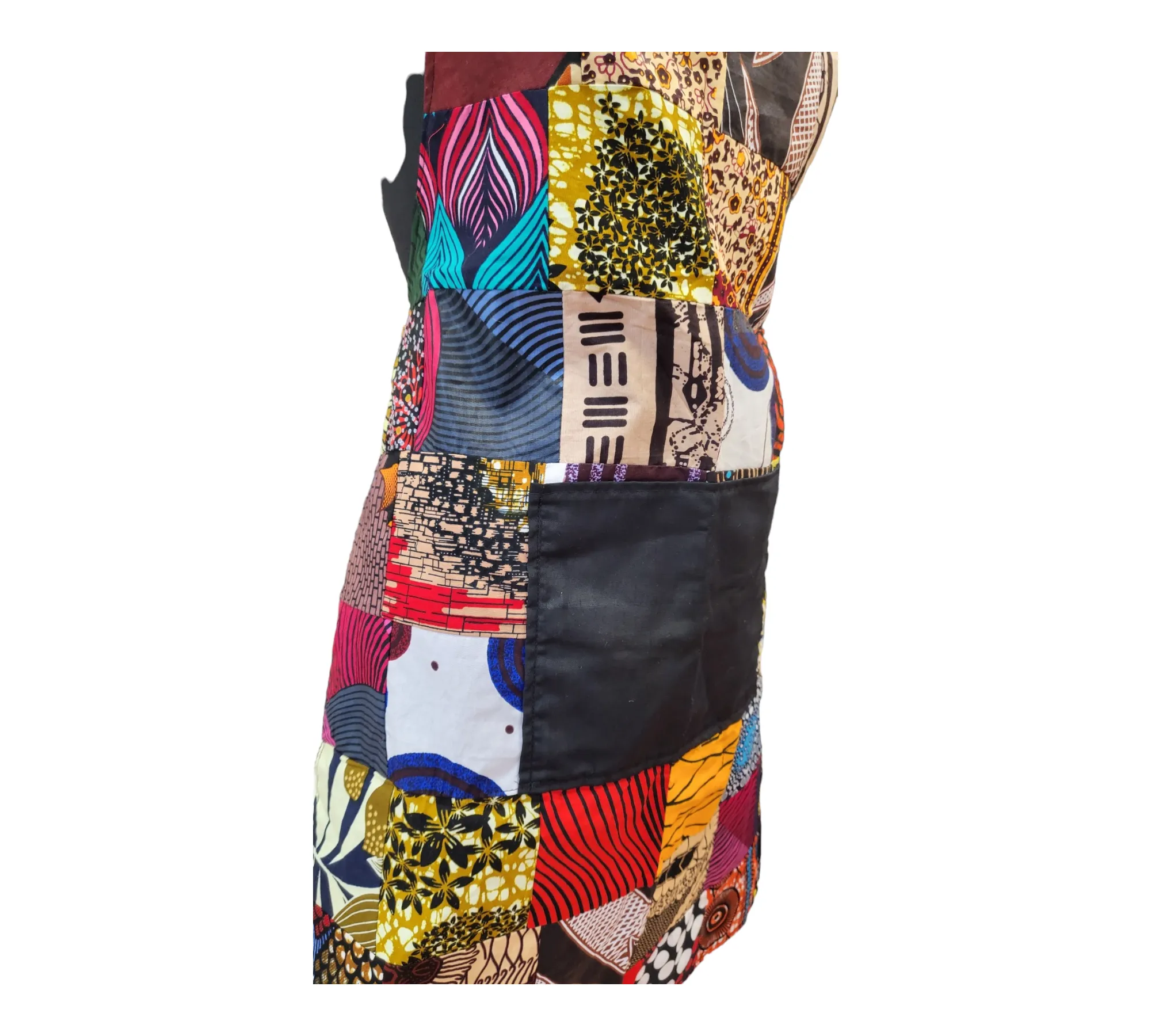 Ankara Patchwork Apron | Geri's Bluffing Boutique