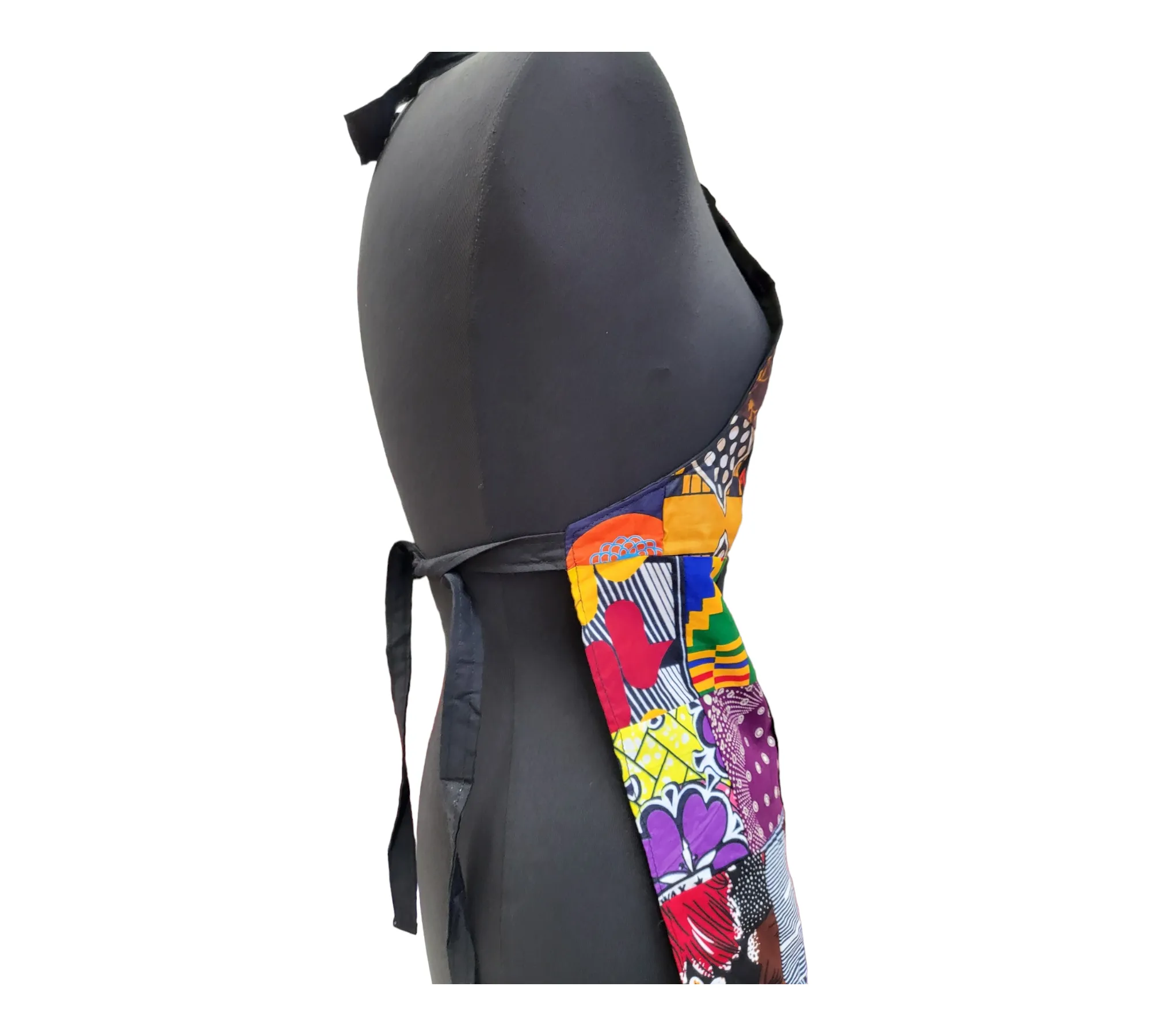 Ankara Patchwork Apron | Geri's Bluffing Boutique