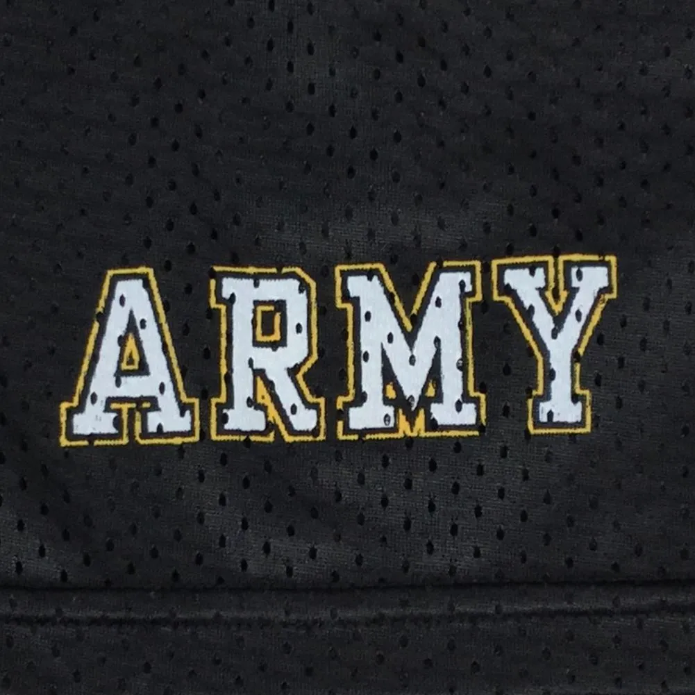 Army Athletic Pocket Mesh Shorts (Black)