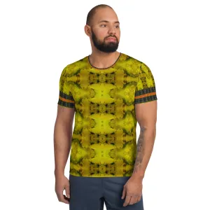 Athletic T-Shirt (His/Virilis)(Tree Link Stripe) RJSTH@Fabric#1 RJSTHS2021 RJS
