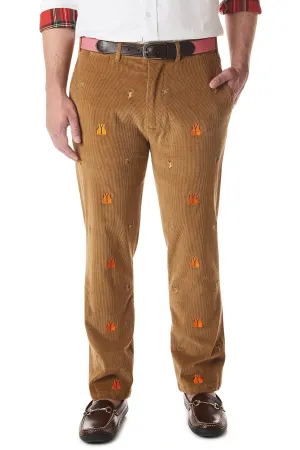 Beachcomber Corduroy Pant Khaki with Deer Hunter