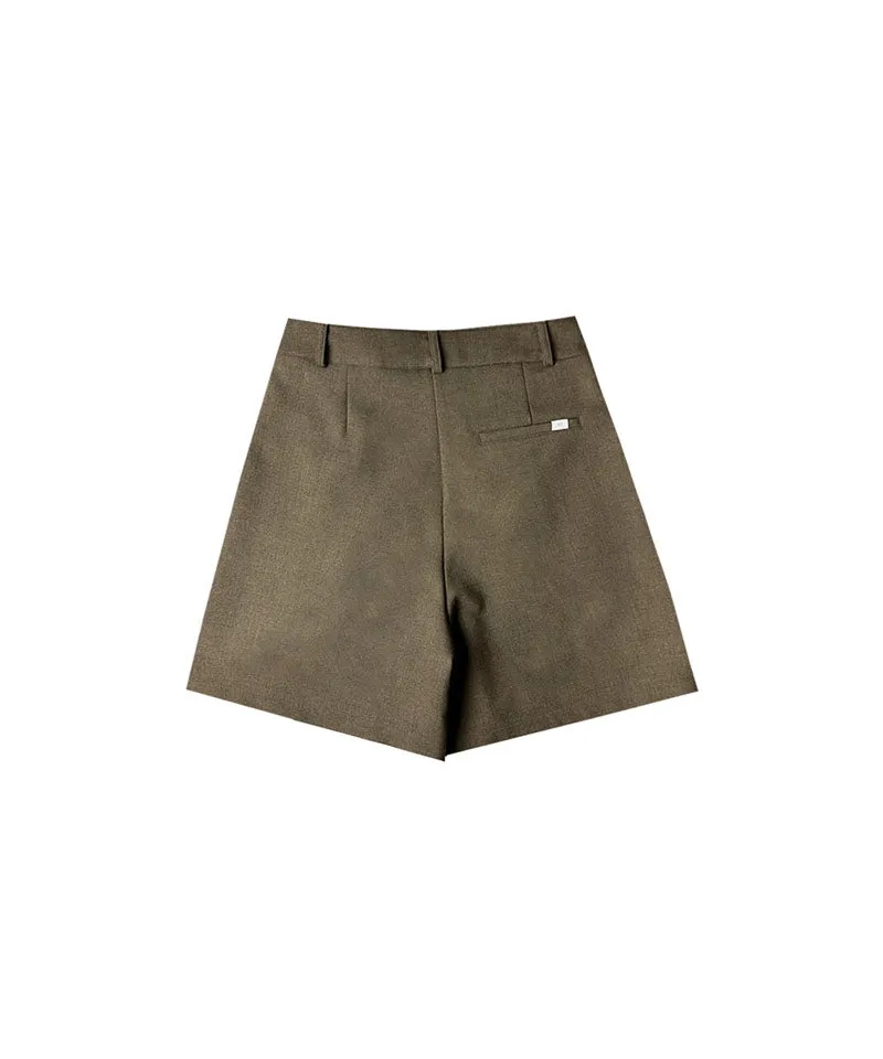 BENECIA 12 Fleece Shorts - Khaki Brown