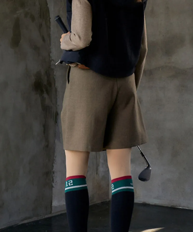 BENECIA 12 Fleece Shorts - Khaki Brown
