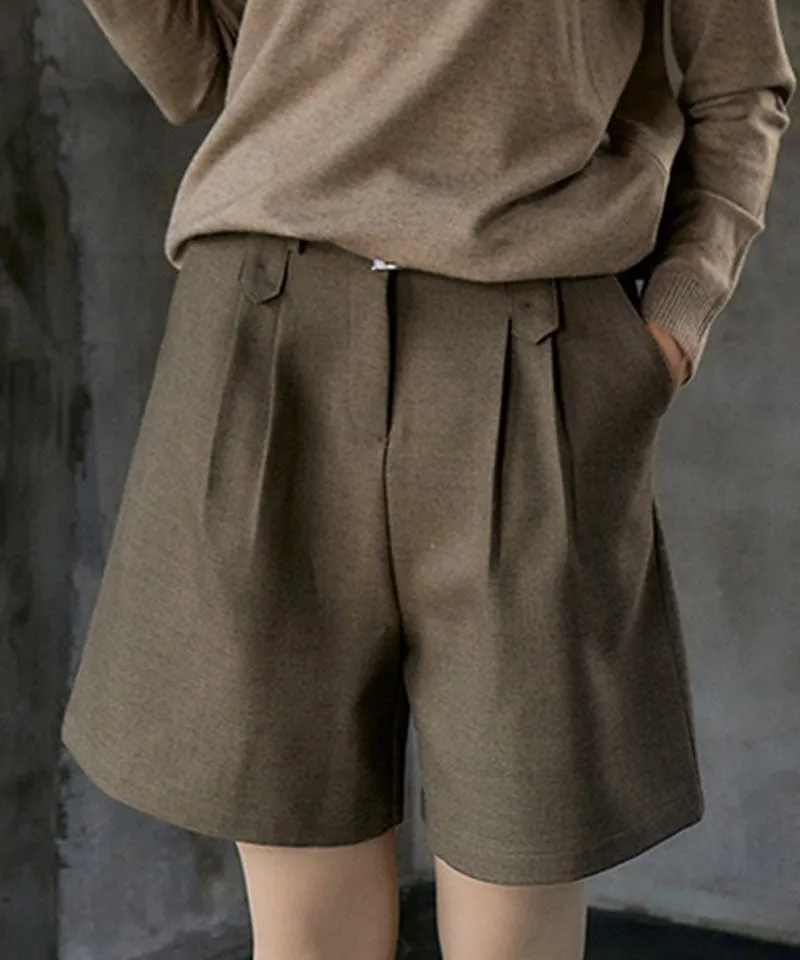 BENECIA 12 Fleece Shorts - Khaki Brown