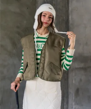 BENECIA 12 Reversible Dumble Vest - Khaki