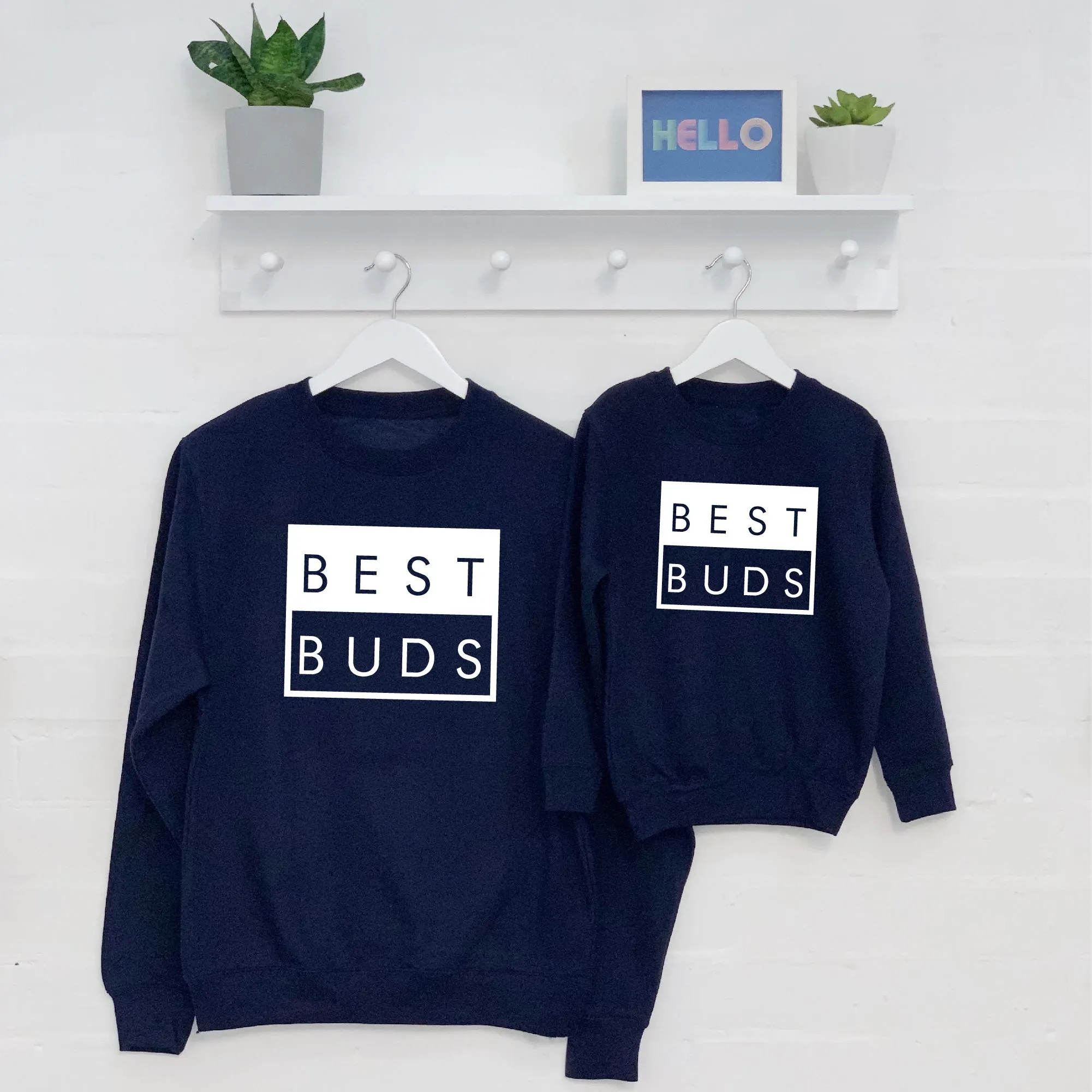 Best Buds Father And Son Matching Sweatshirt Set