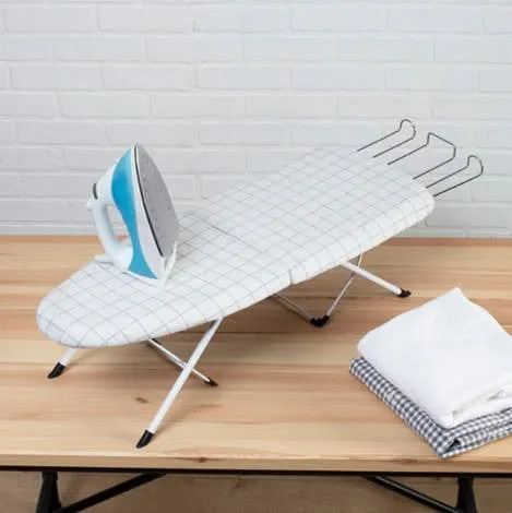 Better Homes & Gardens Folding Tabletop Ironing Board Checked Cover White Color