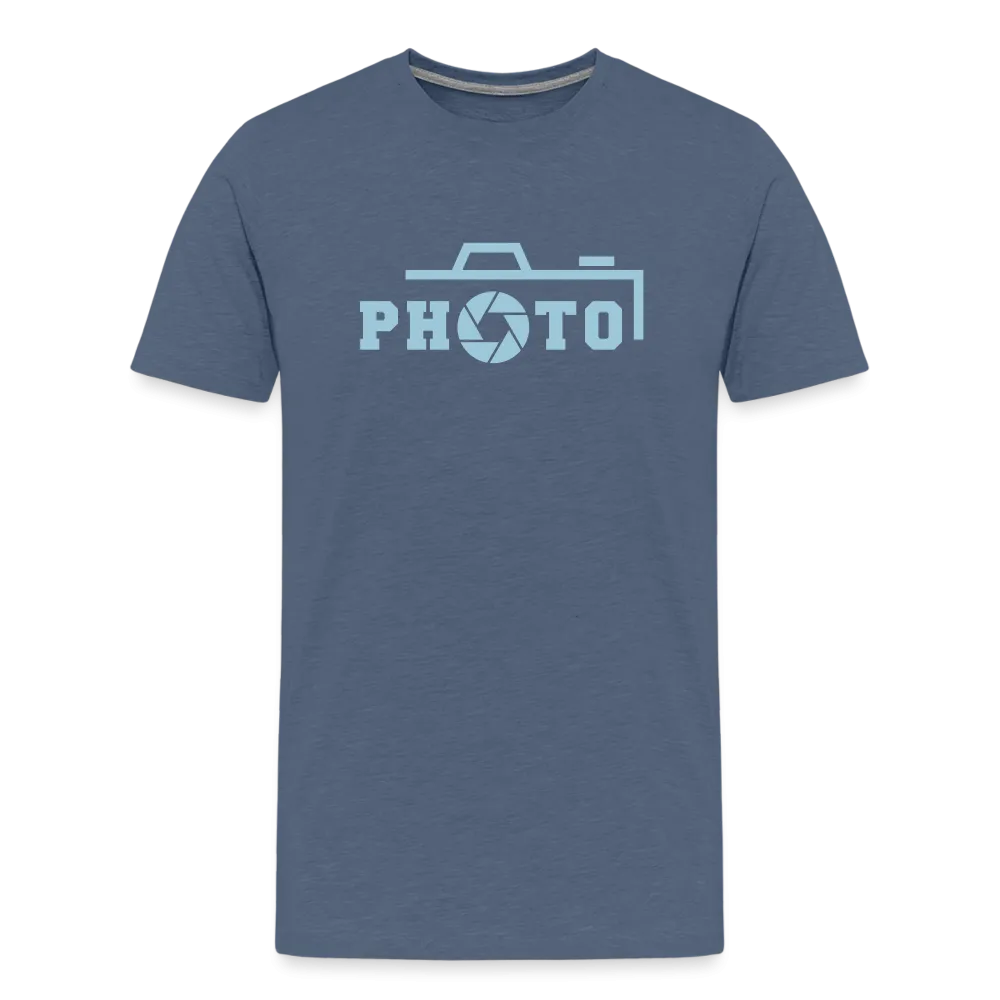 Blue Photo Men's Premium T-Shirt up to 5 XL