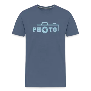 Blue Photo Men's Premium T-Shirt up to 5 XL