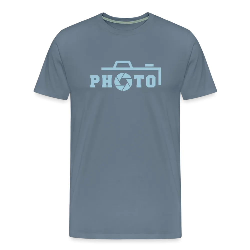Blue Photo Men's Premium T-Shirt up to 5 XL