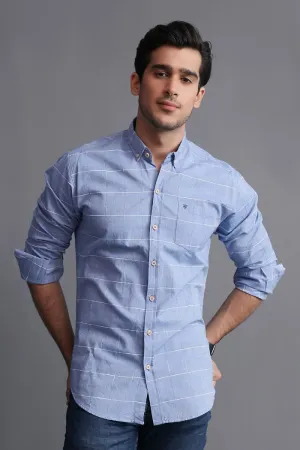 BLUE PLAID SHIRT