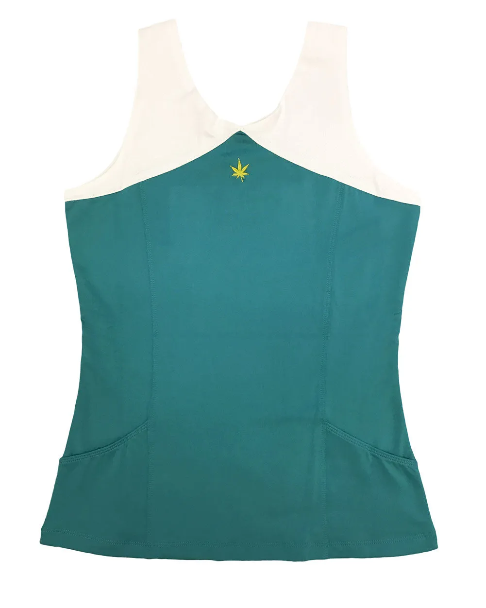 BOAST Women's Mediterranean Blue Mesh Strap Tennis Tank Top $65 NEW