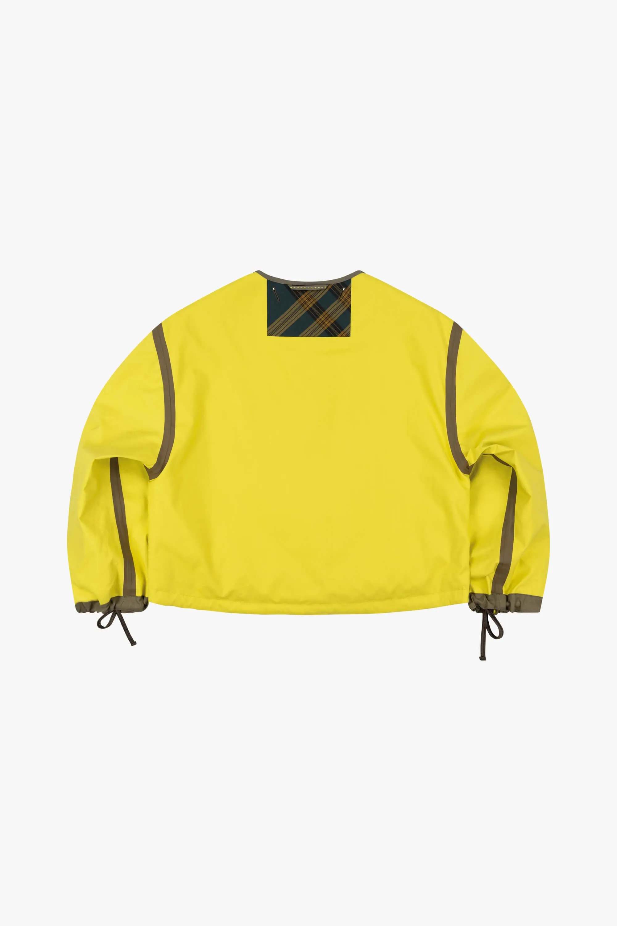 Bonded Rain Bomber - Pale Olive / Chartreuse