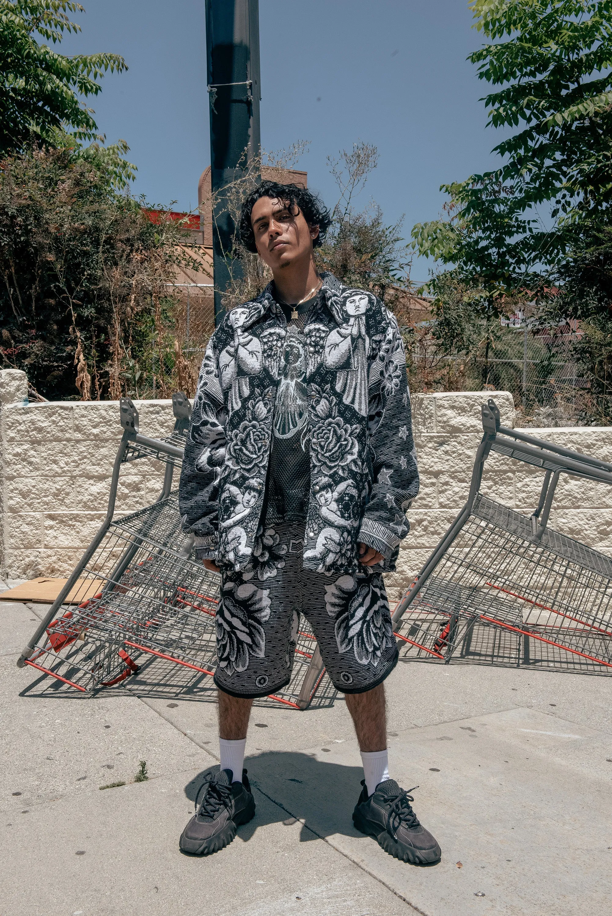 Botanical Elastic Shorts