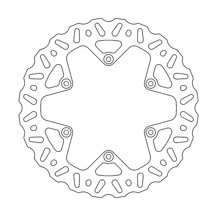 BRAKE DISC REAR  MOTO MASTER NITRO YAMAHA YZ125 YZ250 19-21 YZ250F WR250F WR450F 19-20 YZ450F 18-19