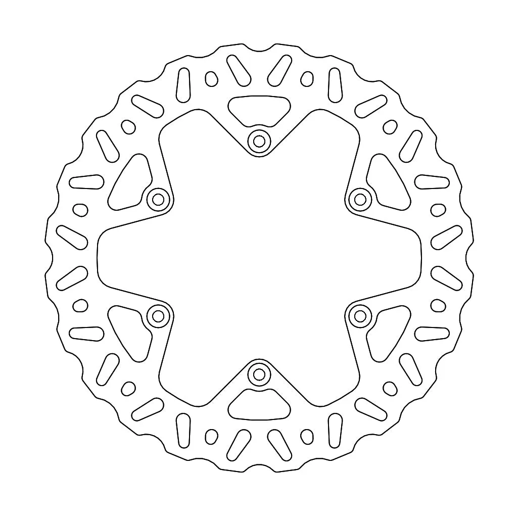 BRAKE DISC REAR  MOTO MASTER NITRO YAMAHA YZ125 YZ250 19-21 YZ250F WR250F WR450F 19-20 YZ450F 18-19