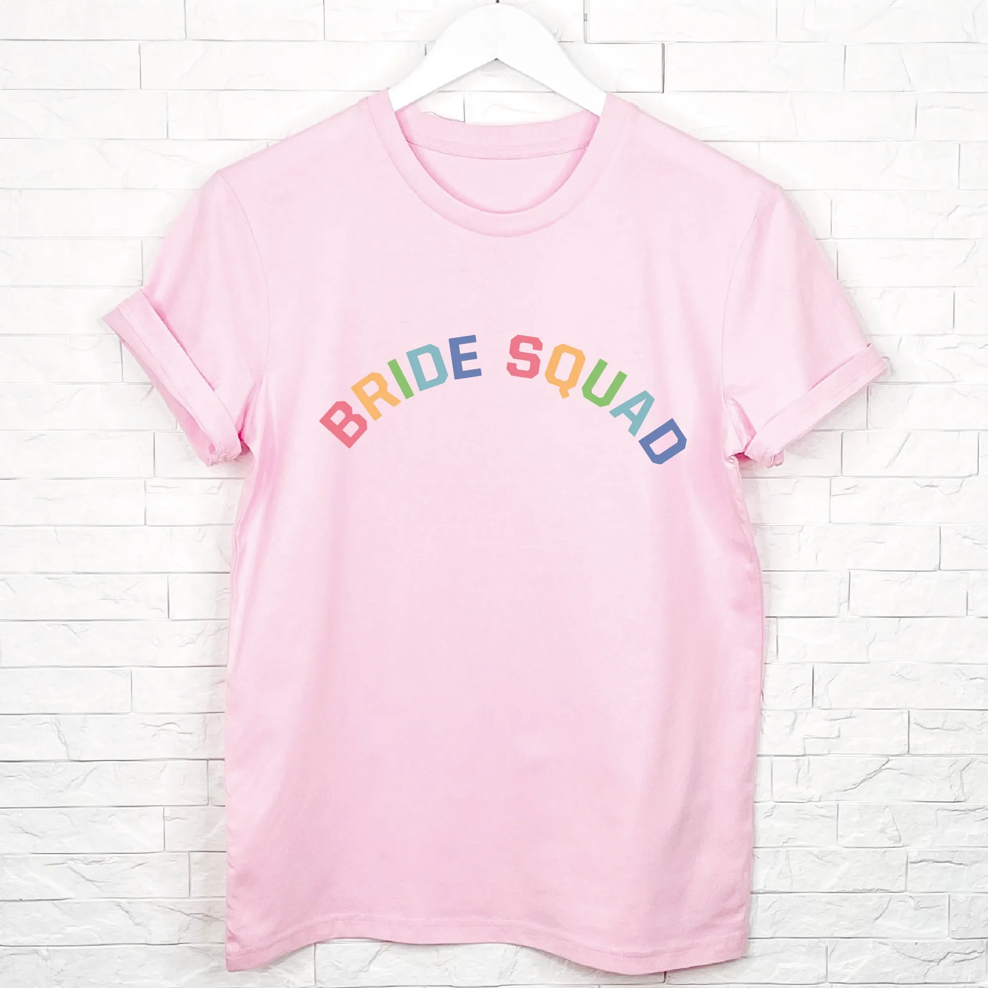 Bride To Be And Hen Rainbow T Shirt Set
