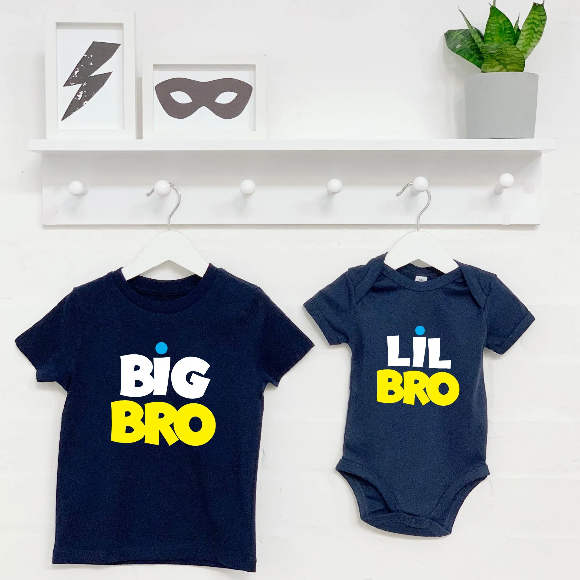Bright Brother And Sister Matching T Shirts