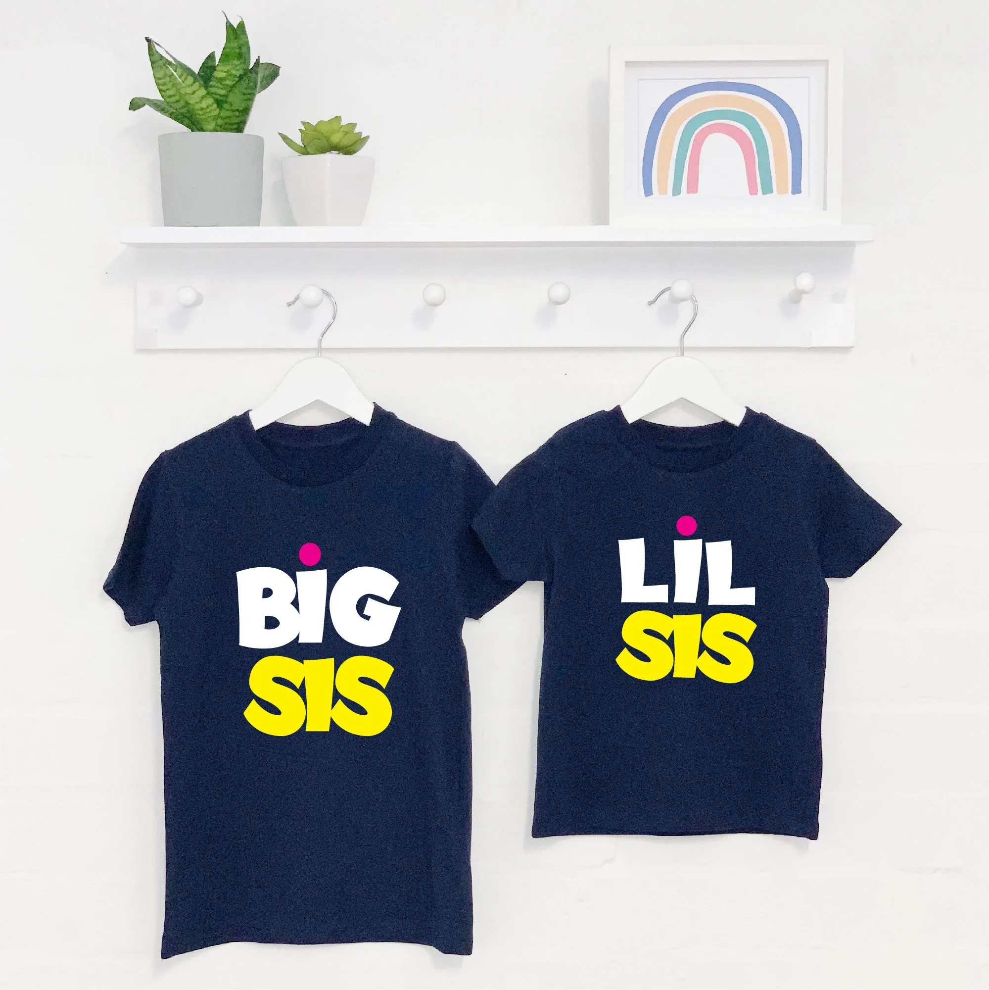 Bright Brother And Sister Matching T Shirts