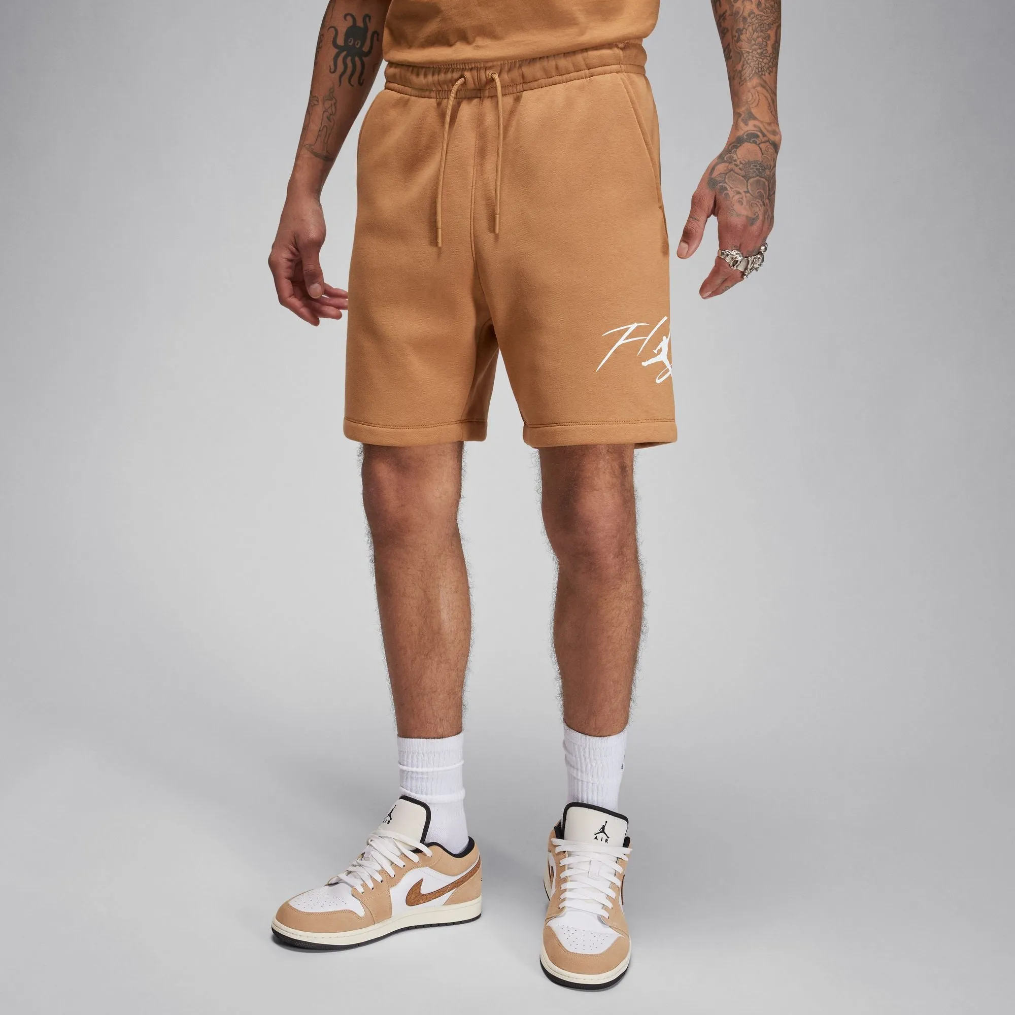 BROOKLYN FLEECE SHORTS "LEGEND DK BROWN"
