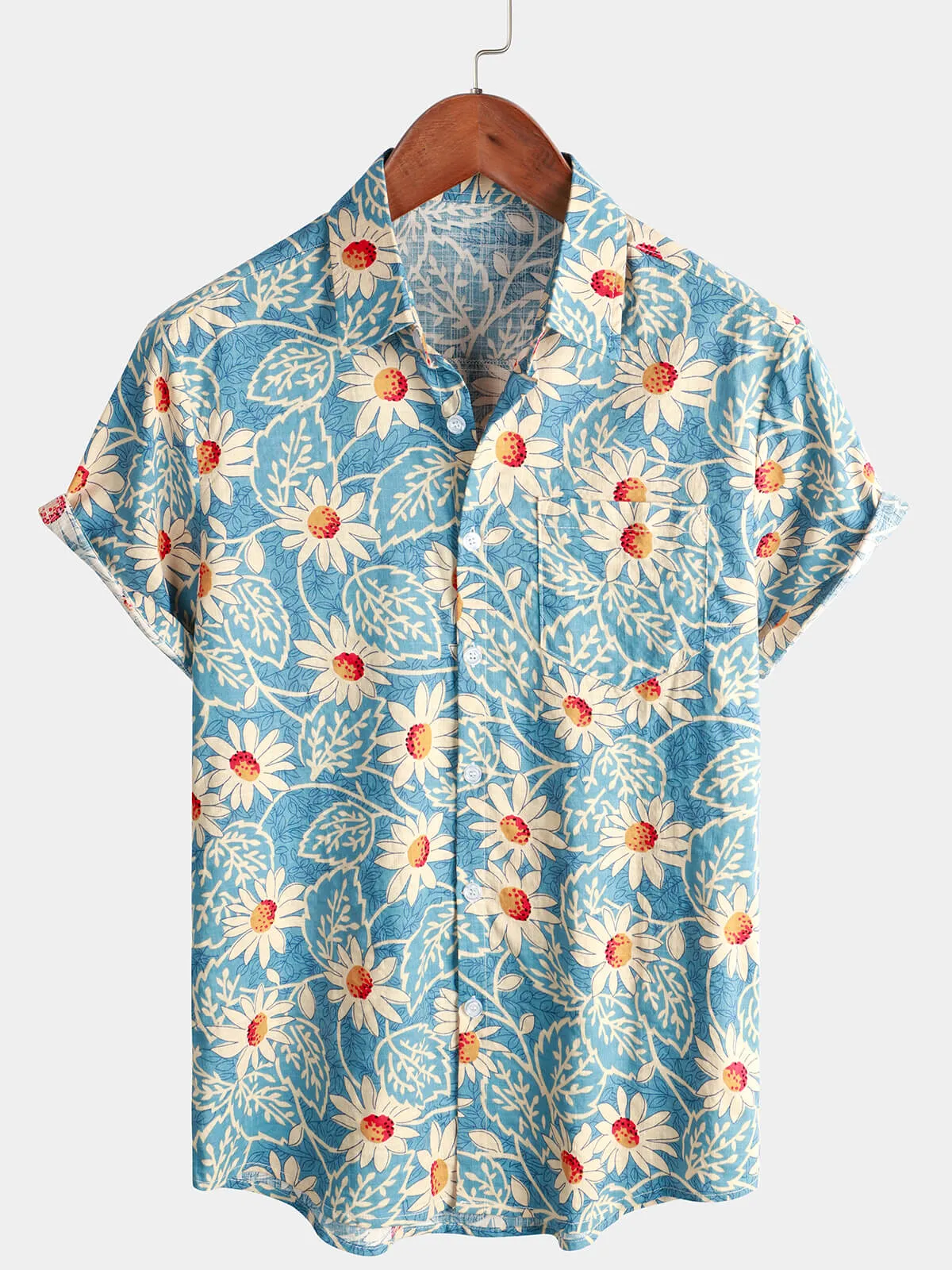 Bundle Of 3 | Men's Vintage Short Sleeve Button Up Beach Hawaiian Shirts