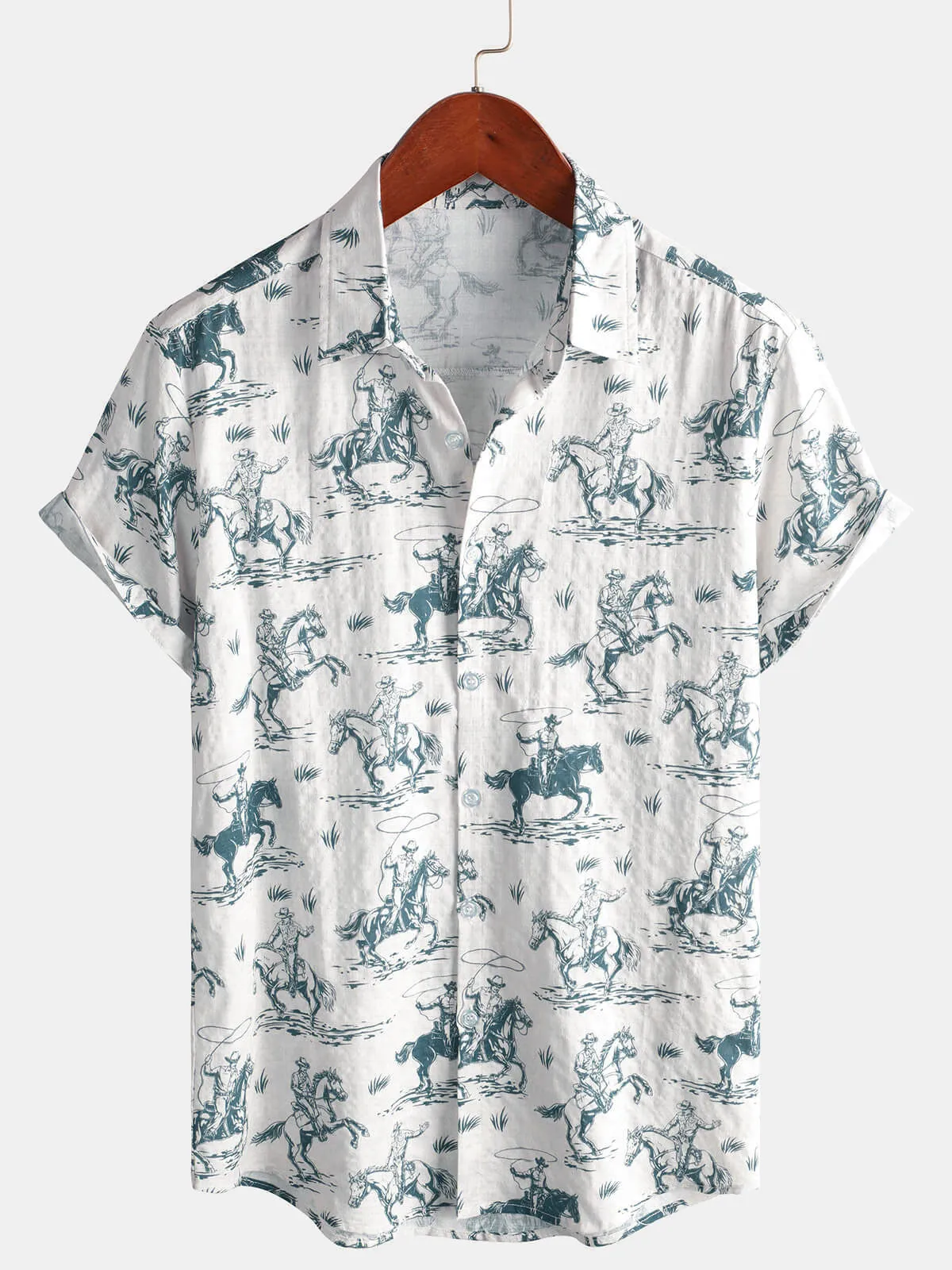 Bundle Of 3 | Men's Vintage Short Sleeve Button Up Beach Hawaiian Shirts