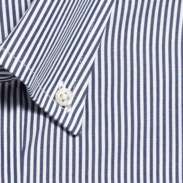 Button Down Bengal Stripe Navy