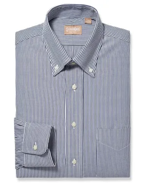 Button Down Bengal Stripe Navy
