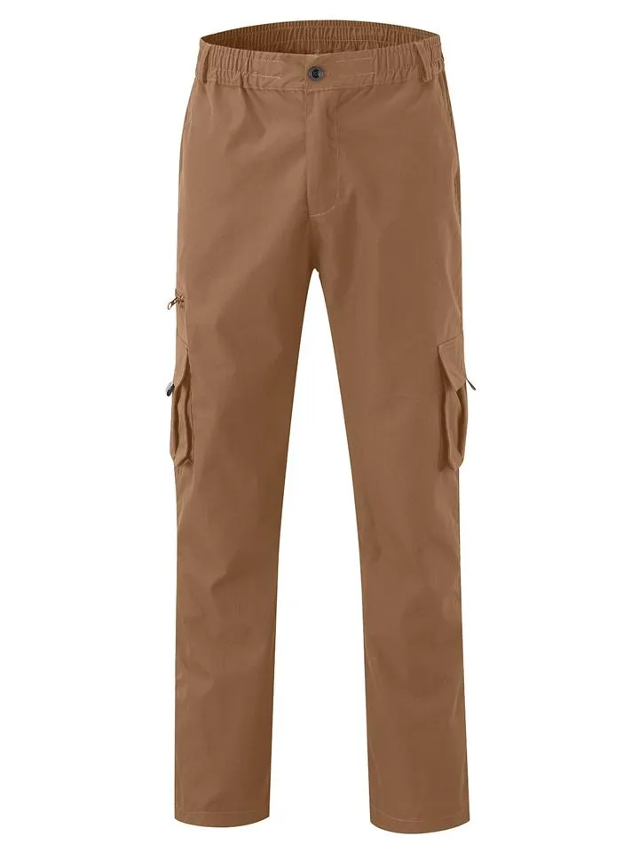 Casual Multi-Pocket Loose Straight-Leg Outdoor Fitness Cargo Pants