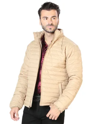 Chamarra Acolchada Ultraligera Calidad AAA Caqui para Hombre 'El General' - ID: 43325