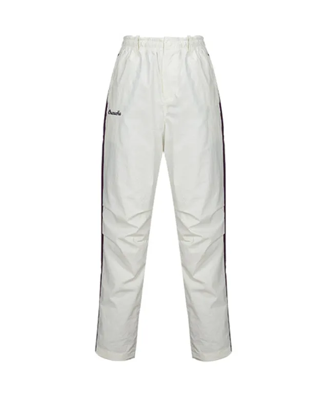 CHUCUCHU Women's Color Point Pants - White