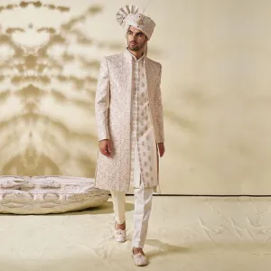 Classic Cream Coat-Style Sherwani