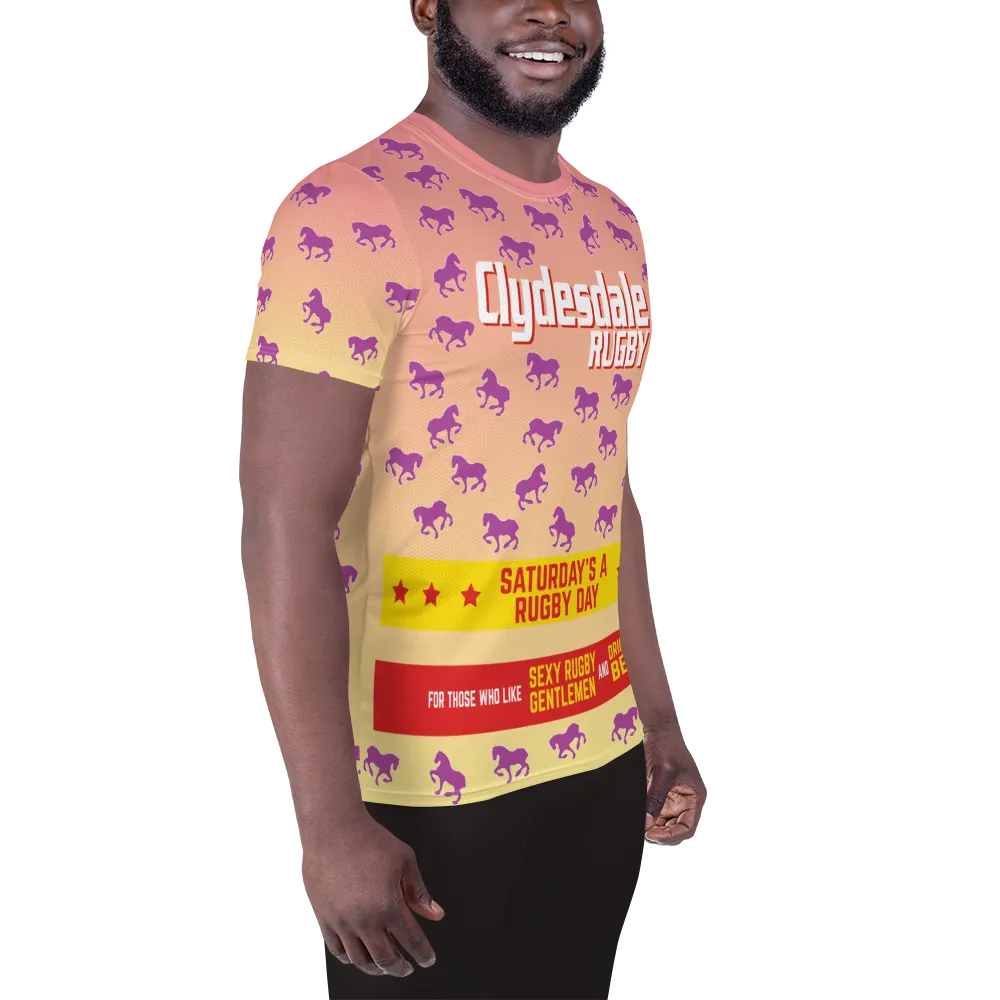 Clydesdale Sublimated Men's Athletic T-shirt