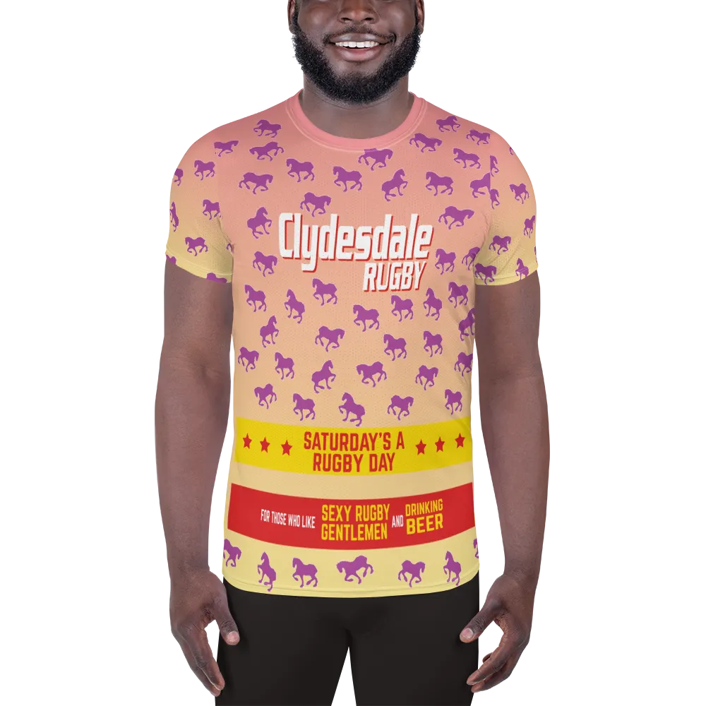 Clydesdale Sublimated Men's Athletic T-shirt