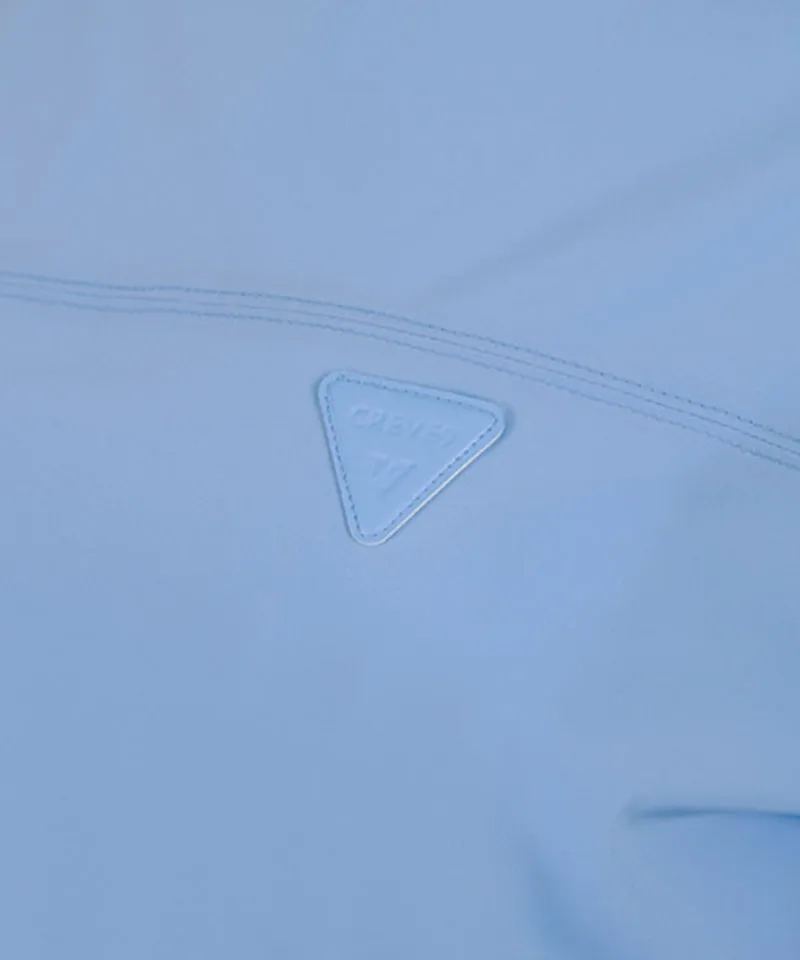 CREVE NINE: Men's Detachable Sleeve Field Anorak - Sky Blue