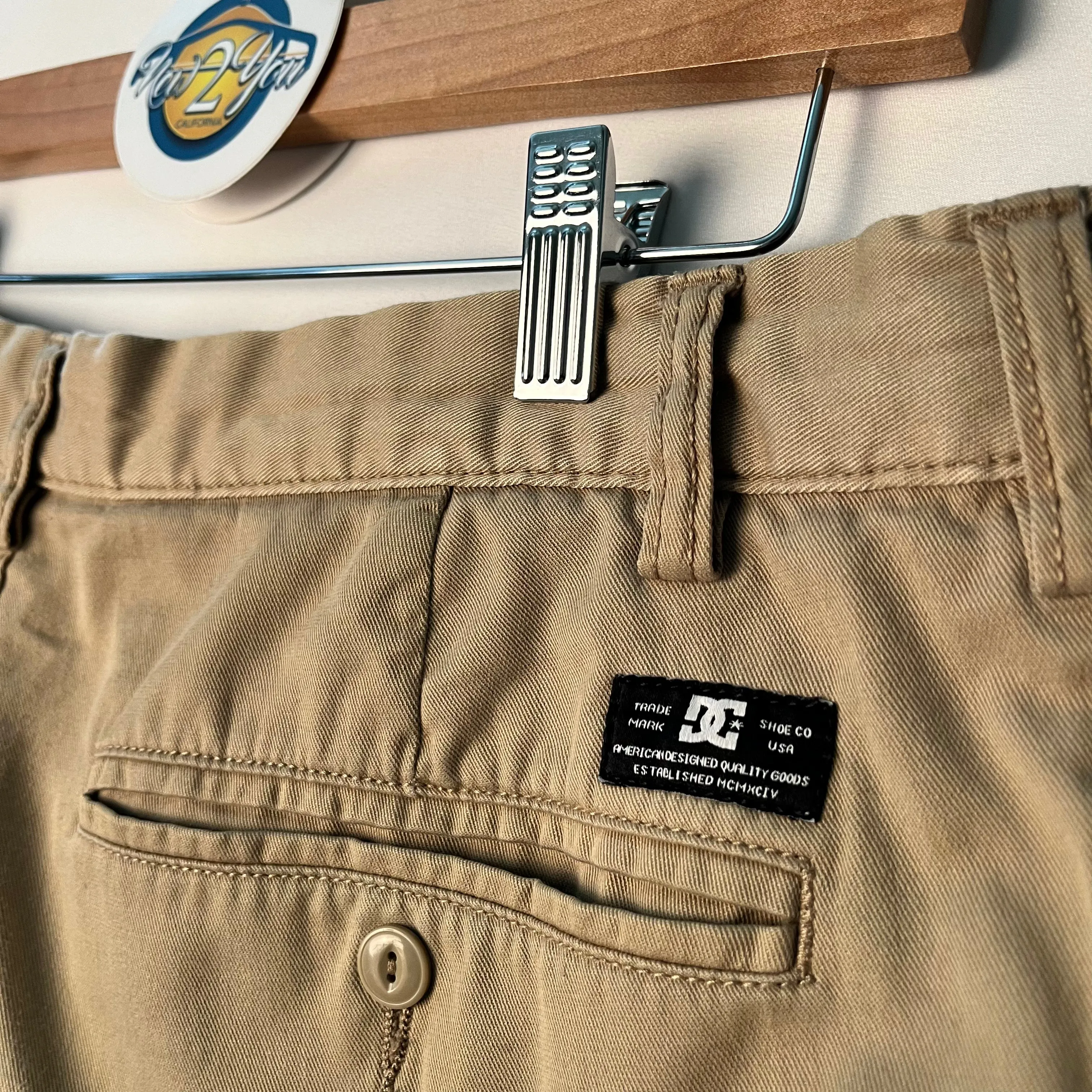 DC Khaki Shorts