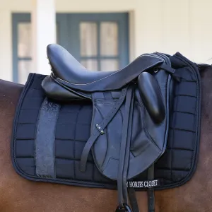 Dressage Saddle Pad Versailles Black Damask Black