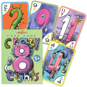 eeBoo Playing Cards Crazy Eight